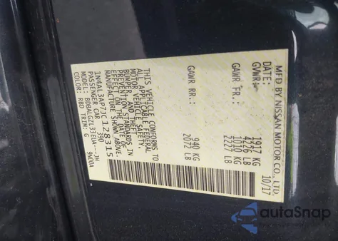 2018 Nissan Altima 2.5 S from USA, damaged, VIN 1N4AL3AP7JC128315